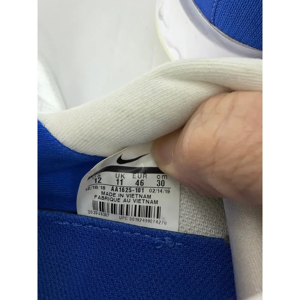 Nike Legend React Game Royal White AA1625-101 Running Shoes Men Size 12